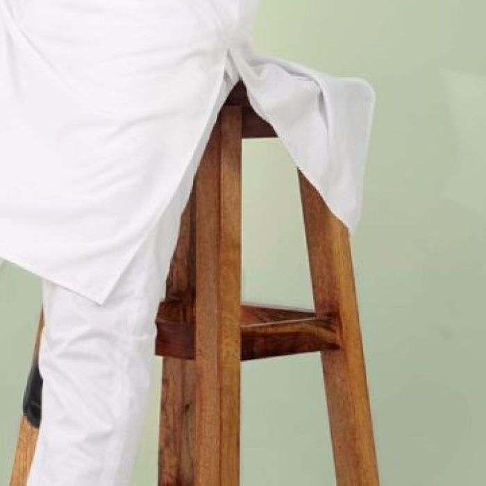 Natural Linen Panjabi detail 3